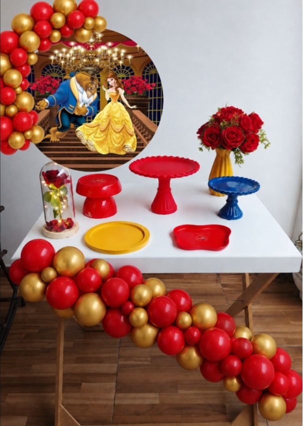 Kit Sua Festa - A Bela E A Fera - NaianeRochafestas