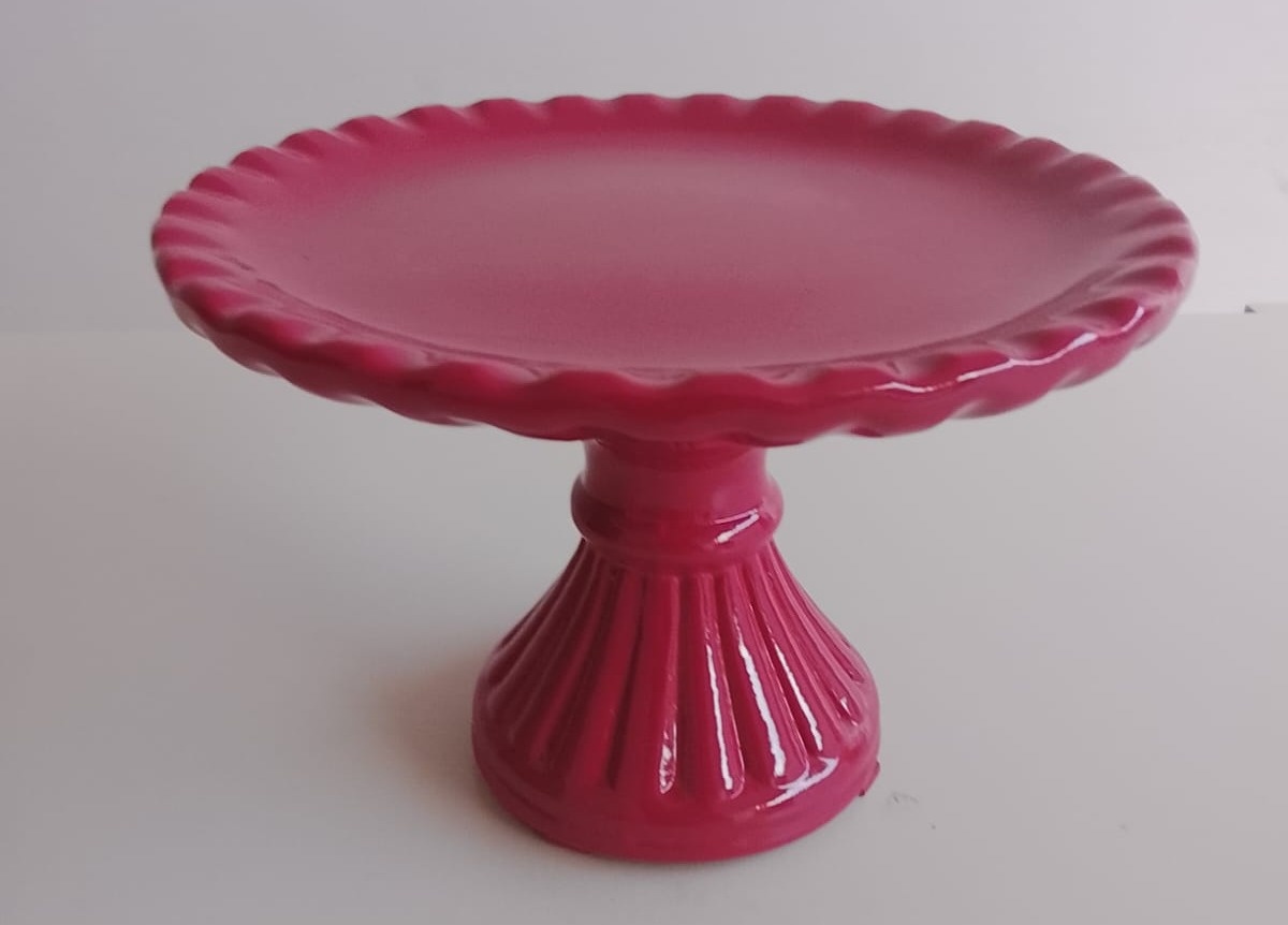 Doceira Em Porcelana - Fucsia - NaianeRochafestas