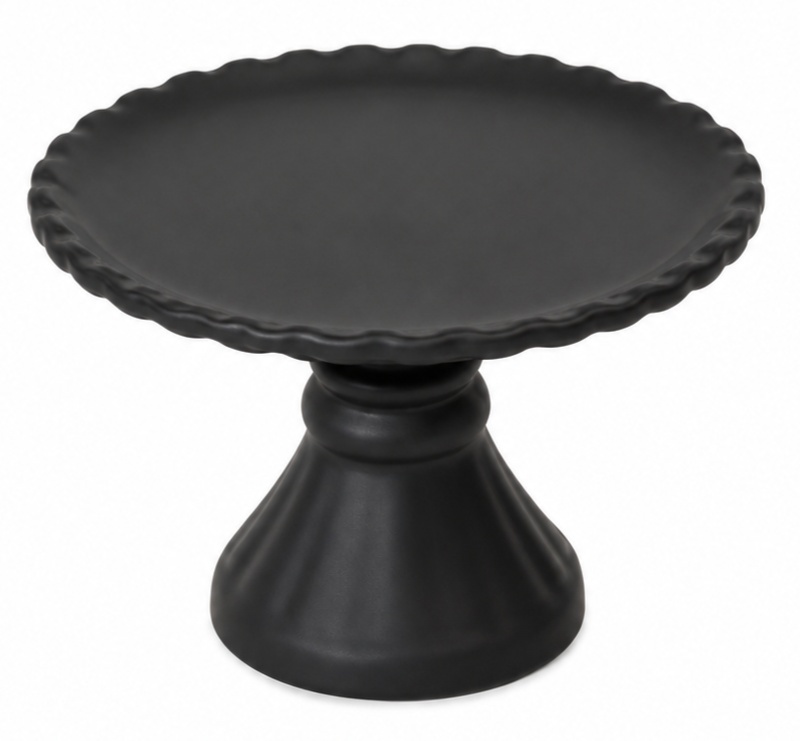 Doceira Em Porcelana - Preto Fosco - NaianeRochafestas