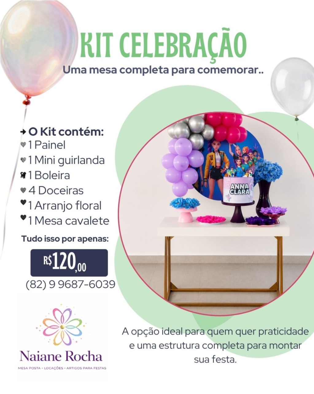 Kit Celebração - NaianeRochafestas