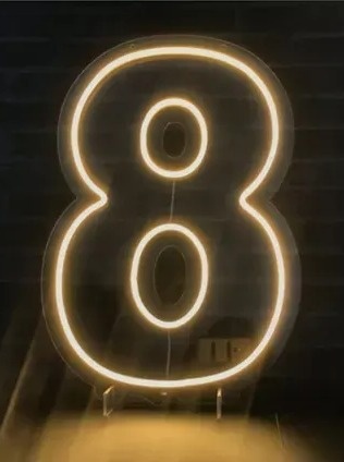 Número de Led - 8 - NaianeRochafestas