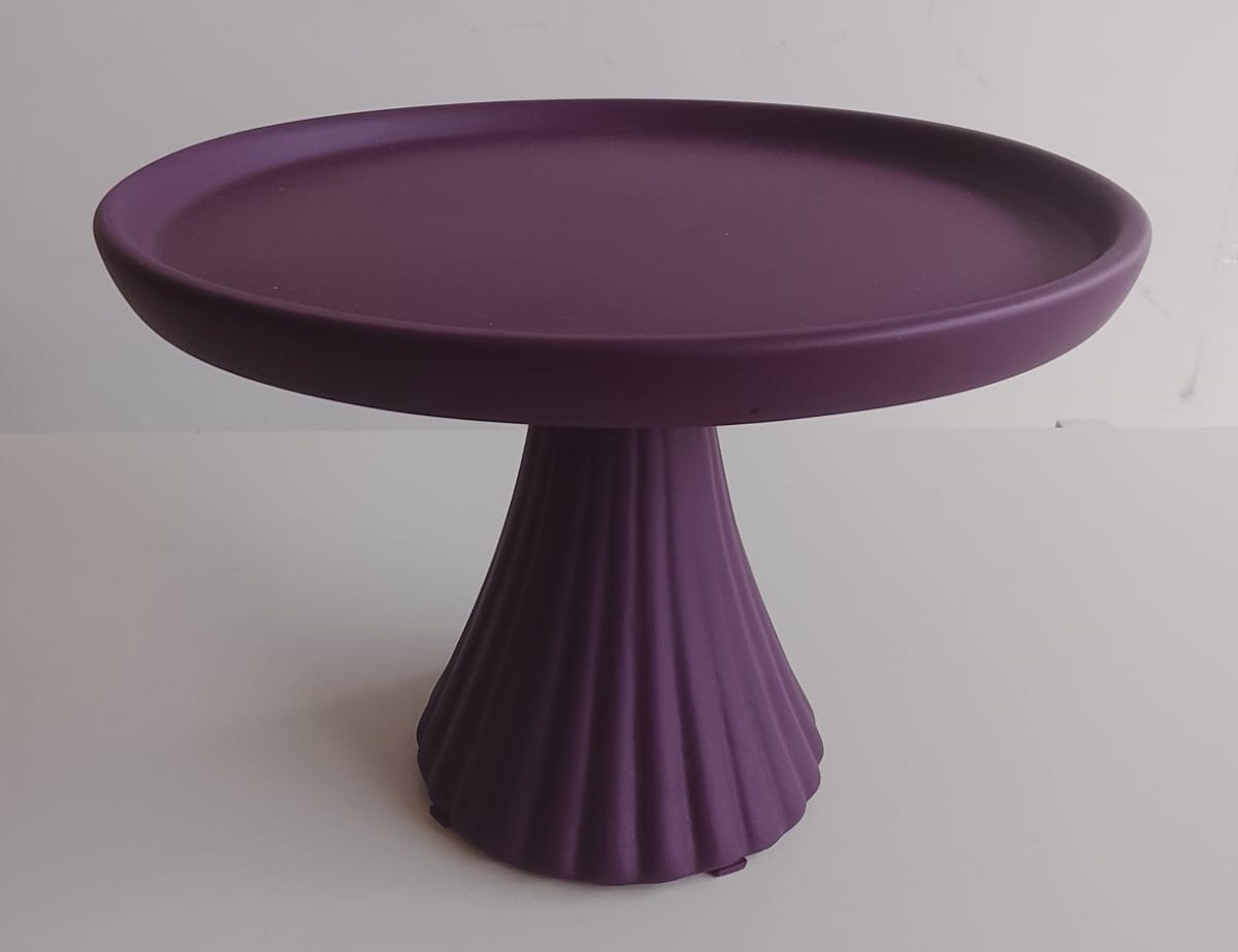 Boleira de Cerâmica - Roxo - NaianeRochafestas