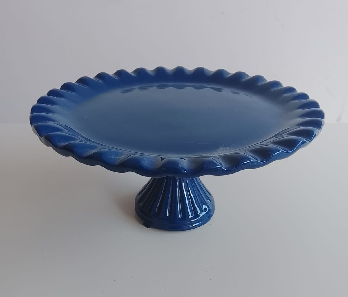 Boleira de Cerâmica - Azul Marinho - NaianeRochafestas