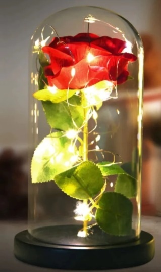 Item Decorativo - Rosa Mágica (A Bela E A Fera) - NaianeRochafestas