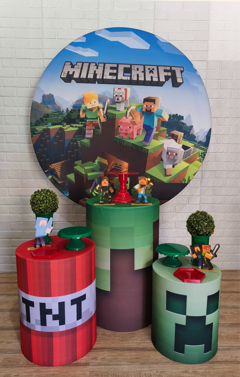 Kit Minecraft - Bru Pegue e Monte