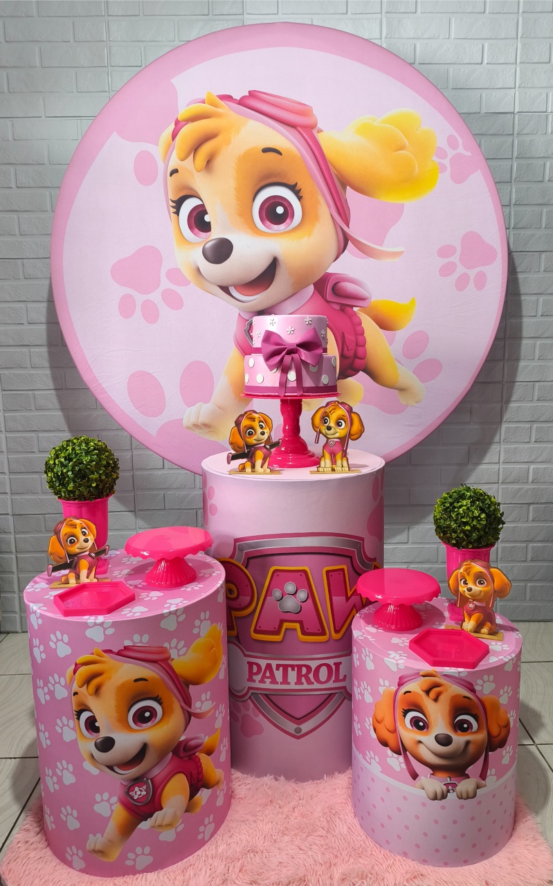 Kit Skye Patrulha Canina - Bru Pegue e Monte