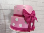 Bolo Fake Pink Laço - imagem 2