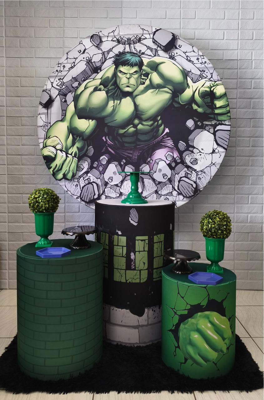 Kit Incrível Hulk - Bru Pegue e Monte