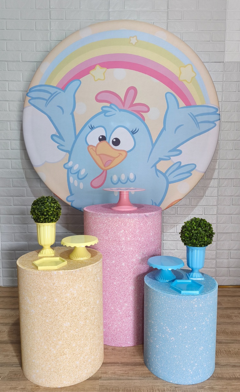 Kit Galinha Pintadinha Candy - Bru Pegue e Monte