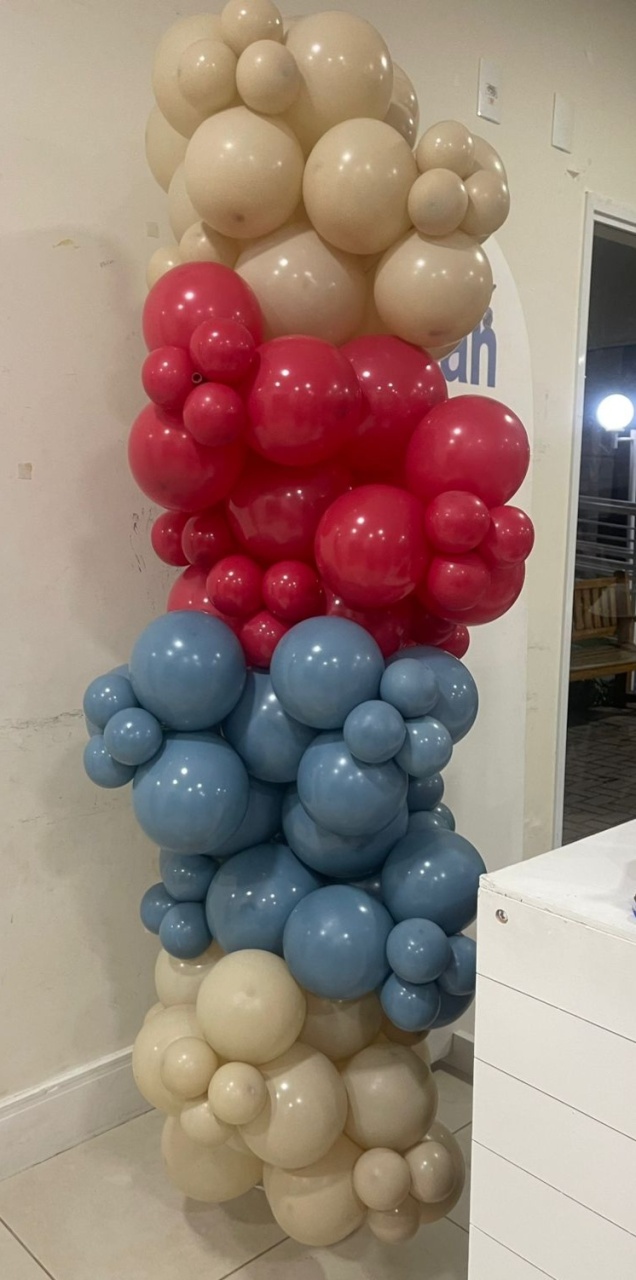 Arco Balões Delivery Com Volume - Bru Pegue e Monte