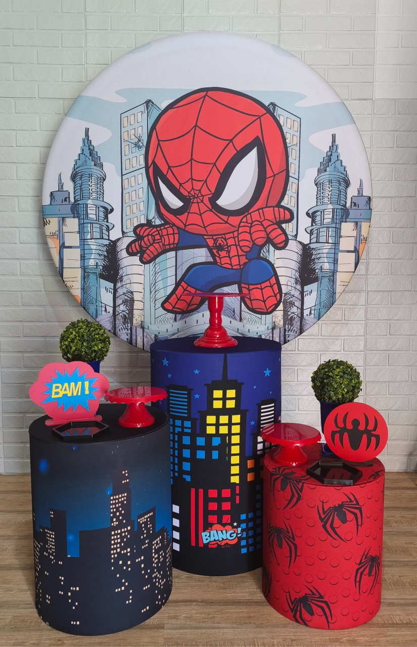 Kit Homem Aranha Baby - Bru Pegue e Monte