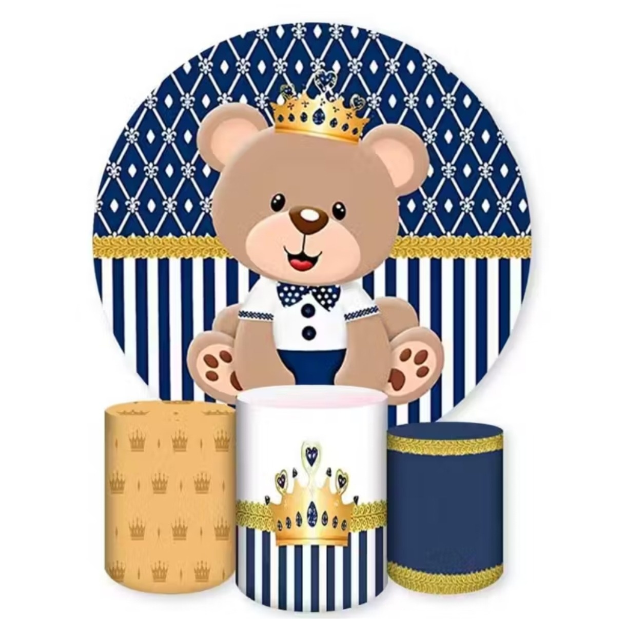 Conjunto Capa Ursinho Realeza - Bru Pegue e Monte