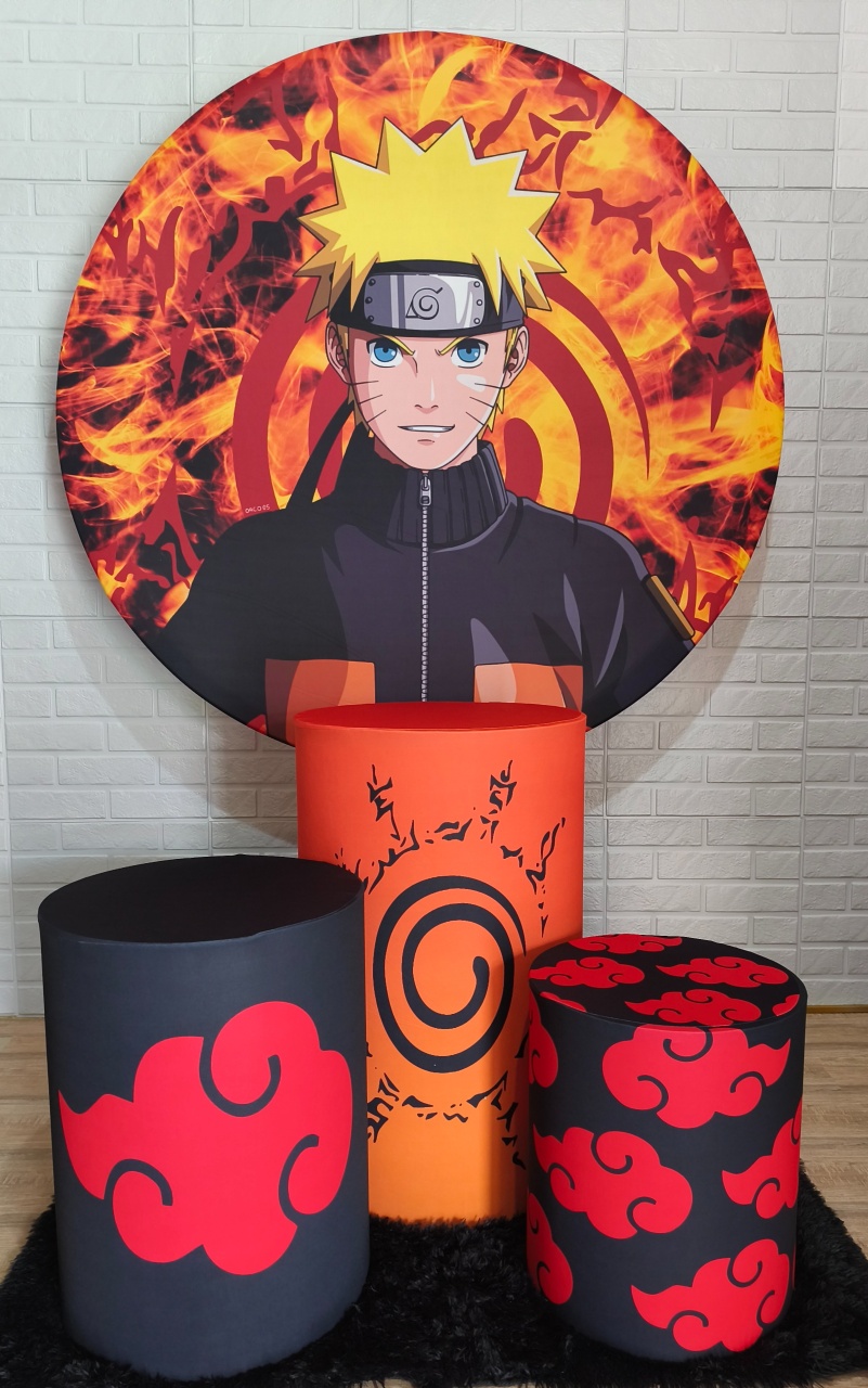 Conjunto Capa Naruto - Bru Pegue e Monte