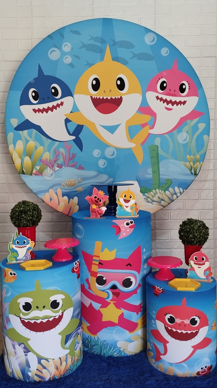 Kit Baby Shark - Bru Pegue e Monte