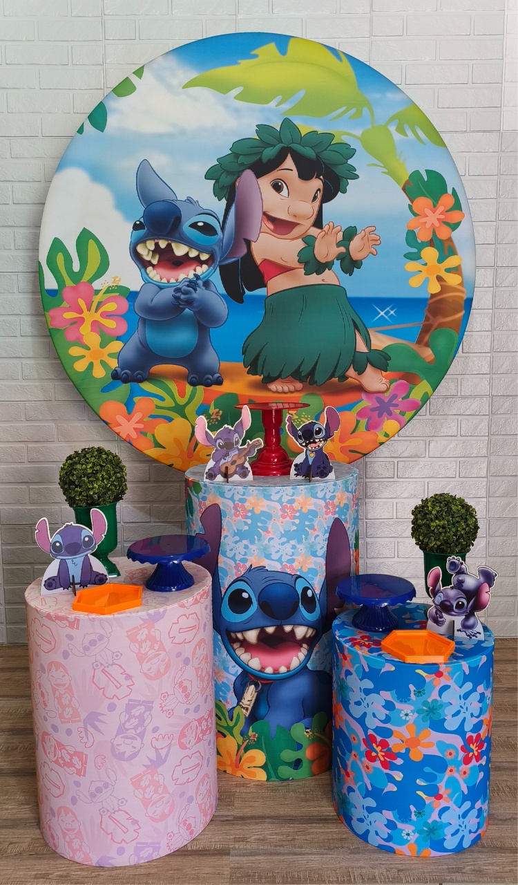 Kit Lilo & Stitch - Bru Pegue e Monte