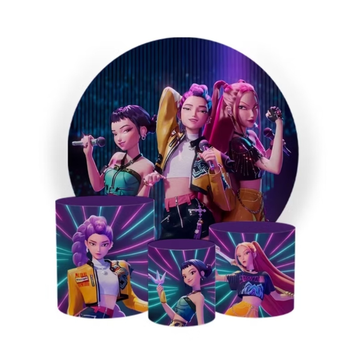 Conjunto Capa Guerreiras Kpop - Bru Pegue e Monte