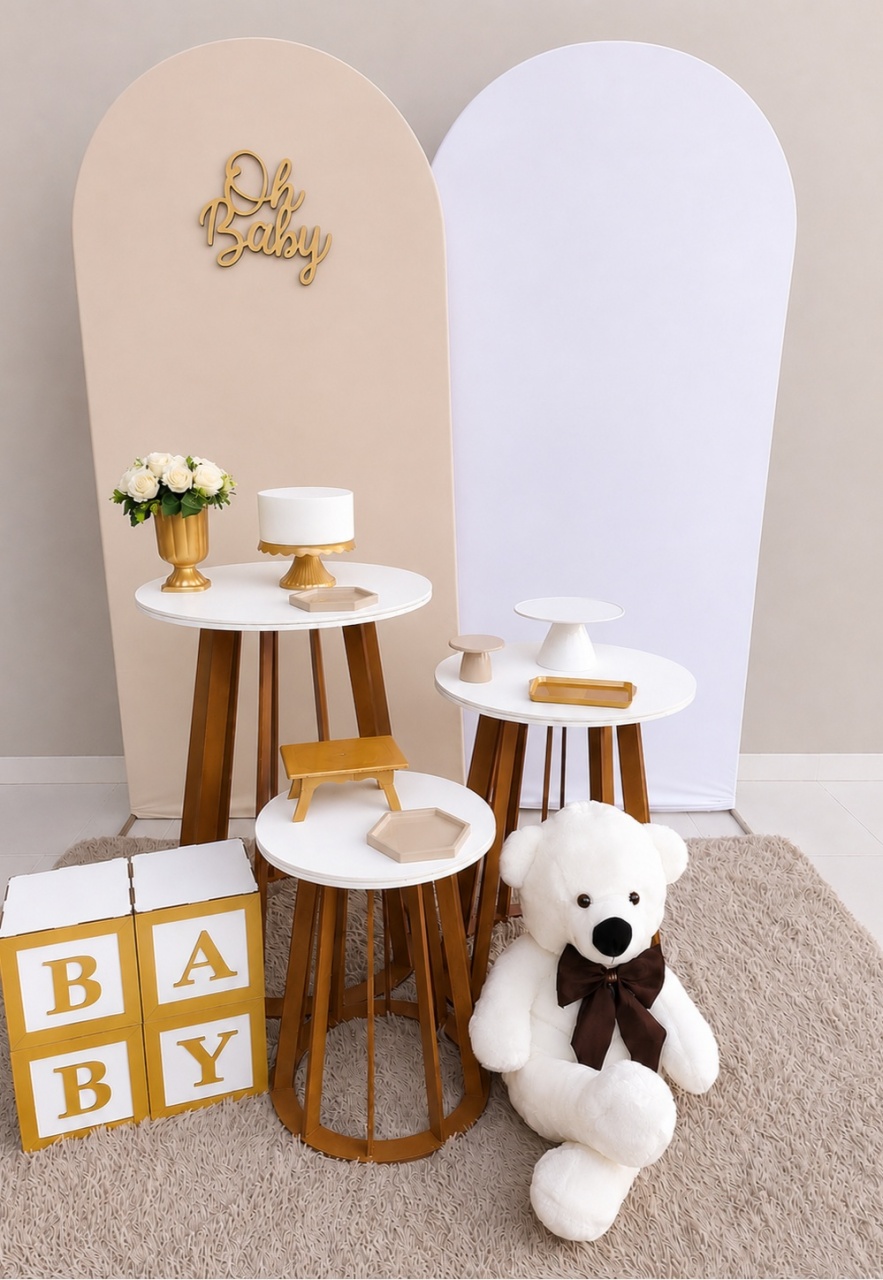 Kit Chá de Bebê Urso Nude - MJ Pegue e Monte 