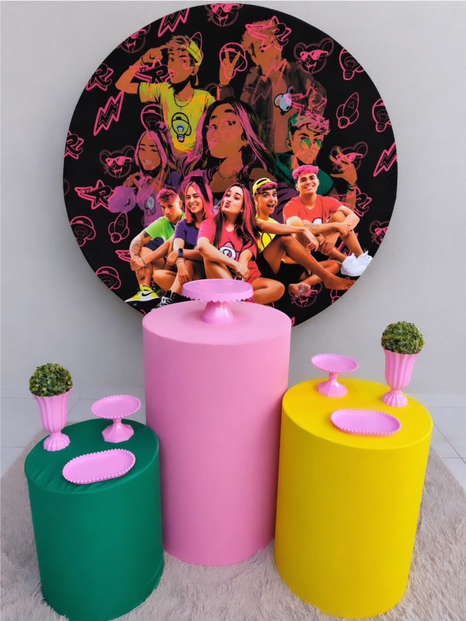 Kit Os Rosa - MJ Pegue e Monte 