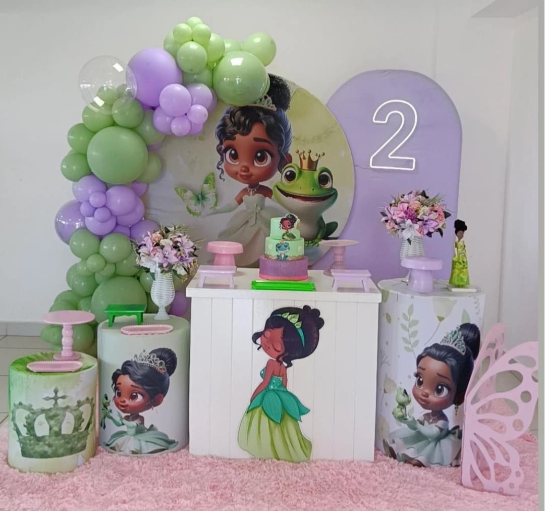 Decoração da Tiana Baby - PEQUENINO FESTAS