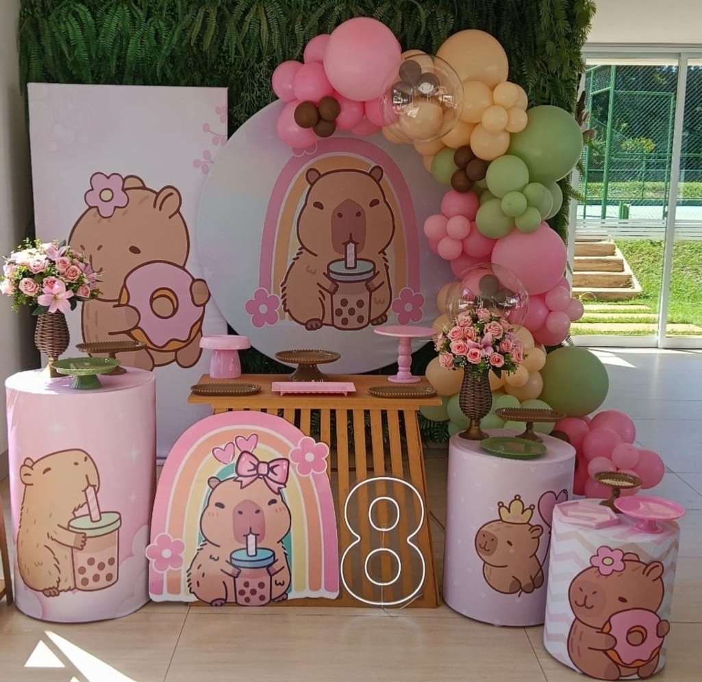 Decoração Capivara - PEQUENINO FESTAS