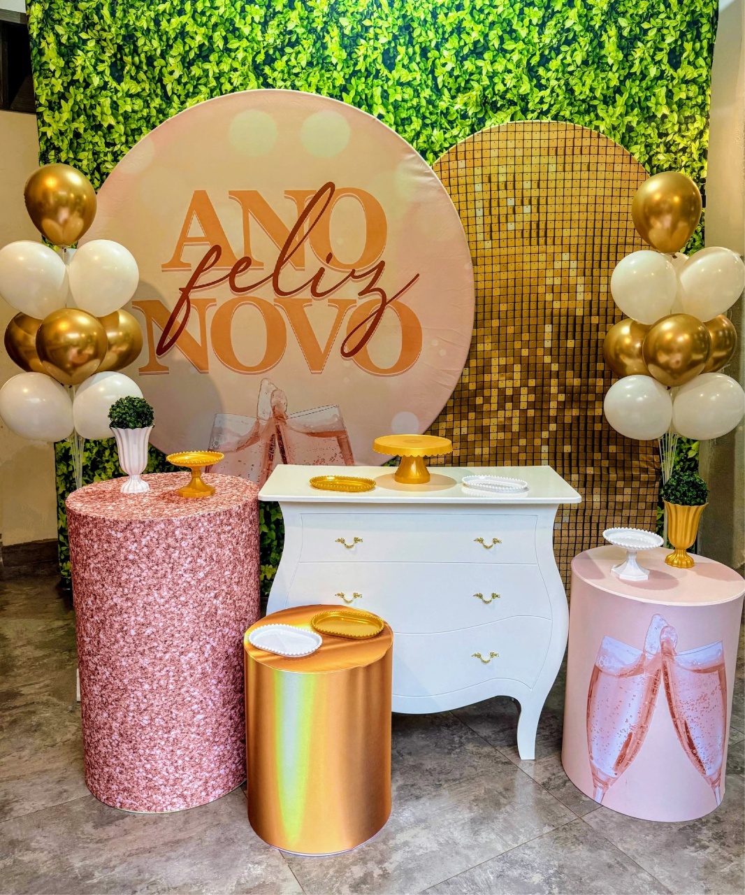 Ano Novo 02 - Kit Ouro  - Pegue e Brilha Decorações 