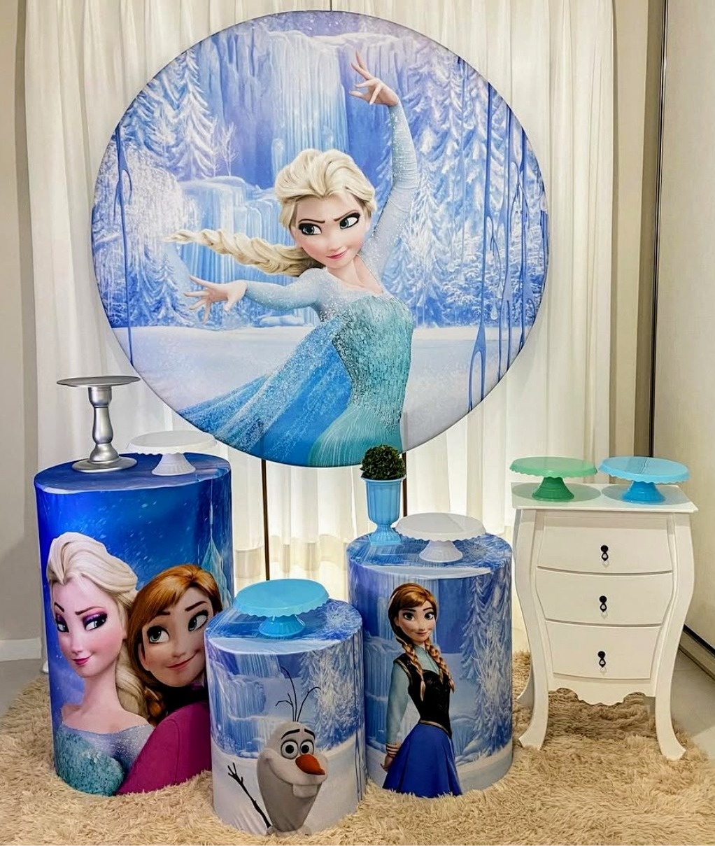 Frozen 03 - Kit Bronze  - Pegue e Brilha Decorações 
