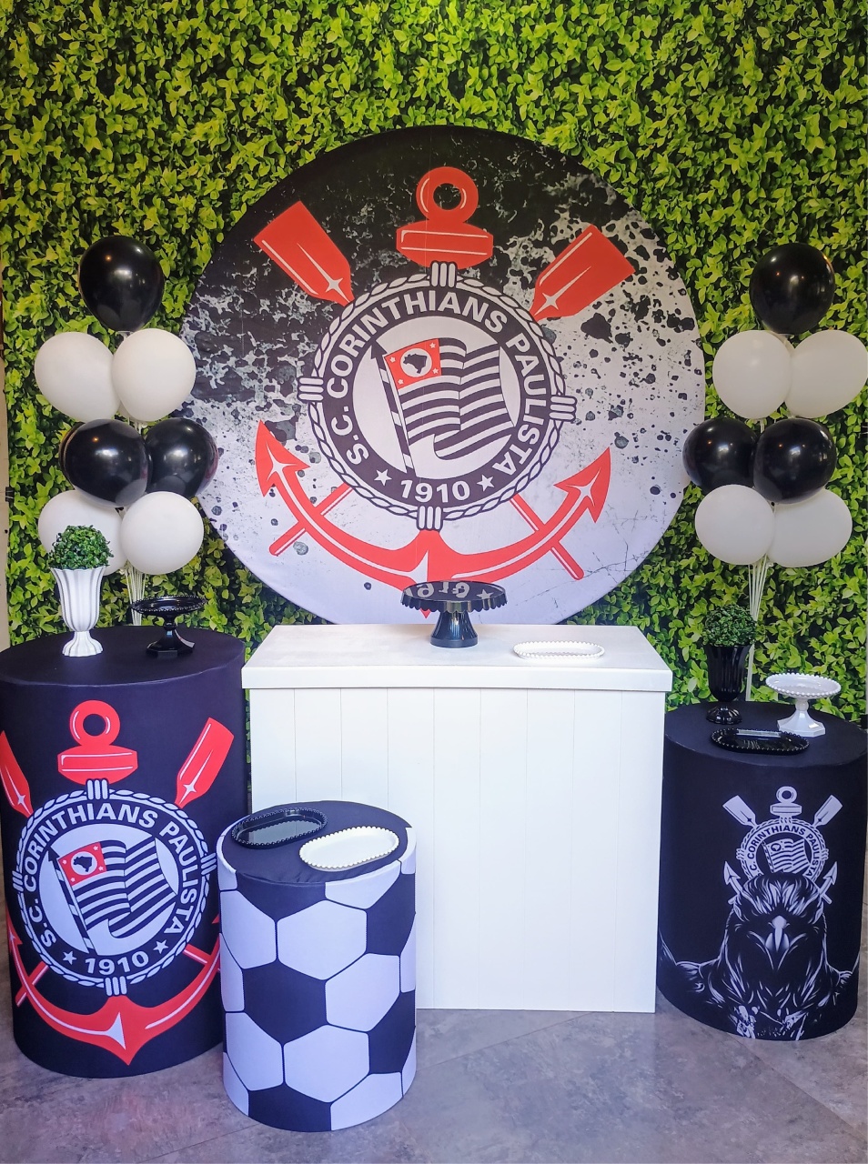 Corinthians 01 - Kit Prata - Pegue e Brilha Decorações 