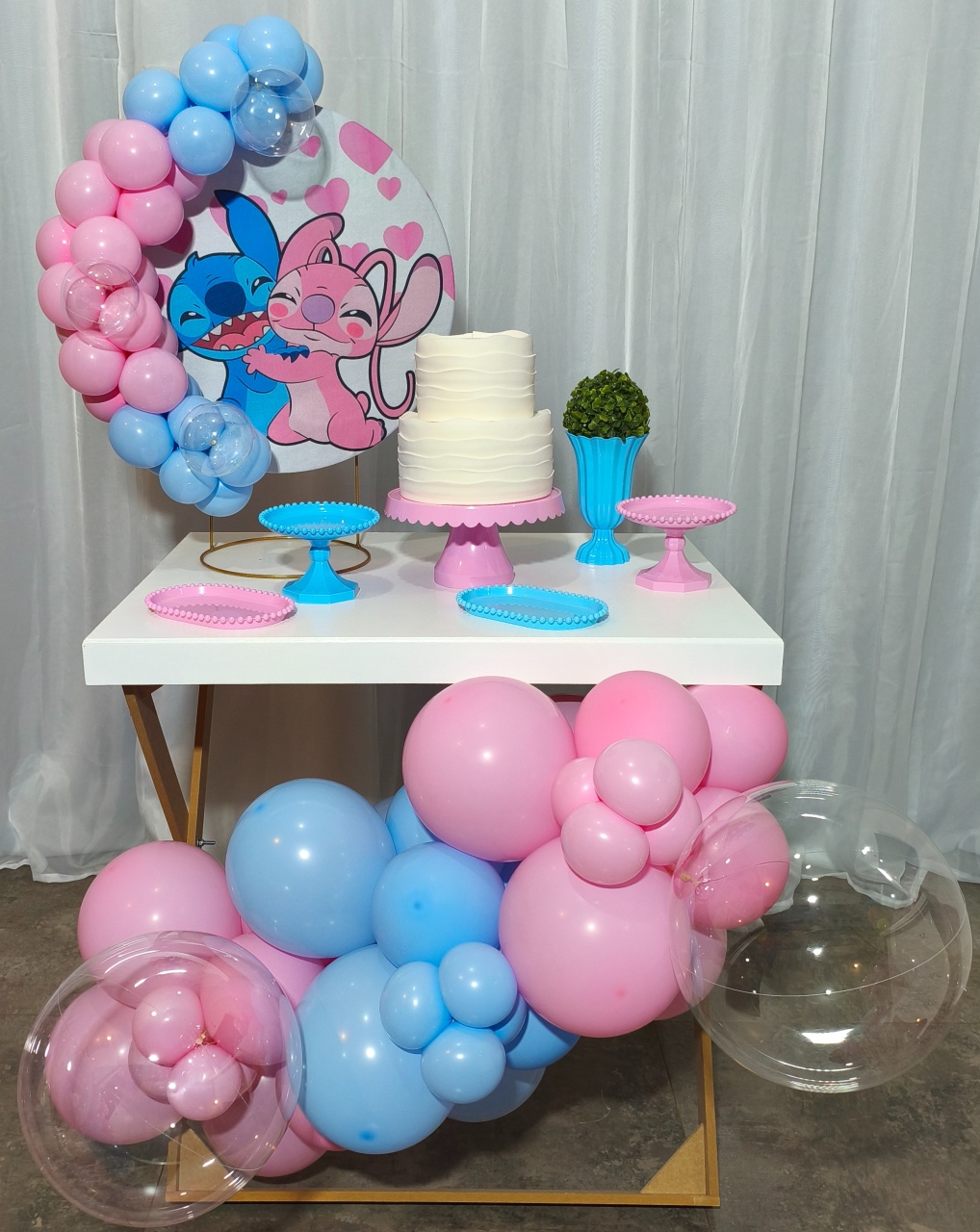 Mini Kit - Stitch  - Pegue e Brilha Decorações 
