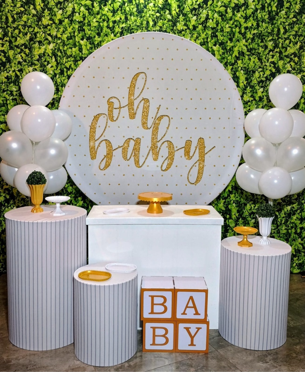 Chá Revelação 03 - Kit Prata  - Pegue e Brilha Decorações 