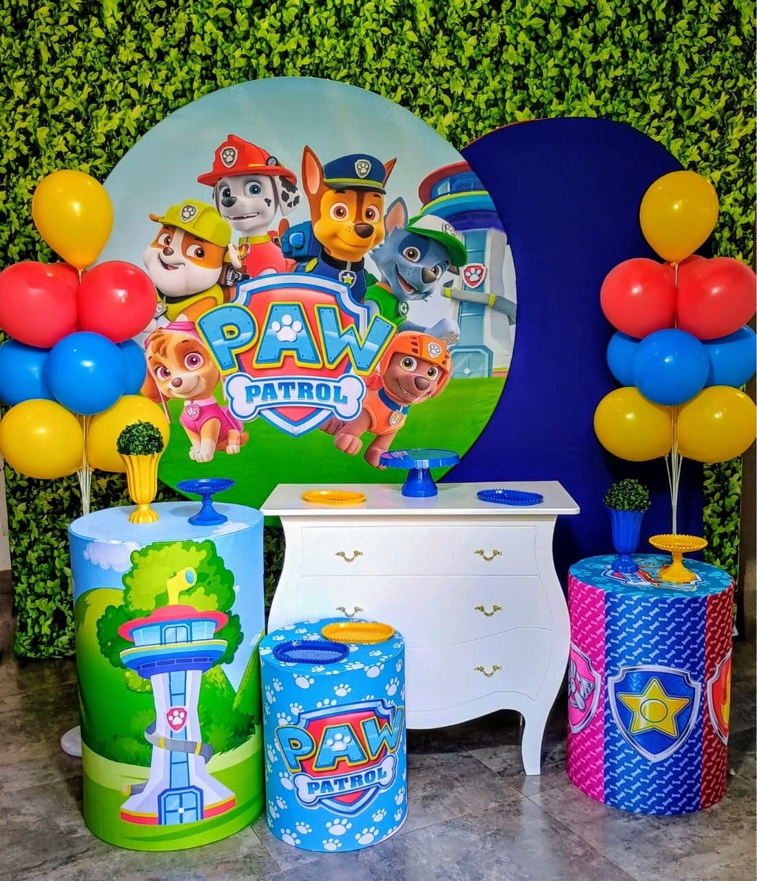 Patrulha Canina 01 - Kit Ouro - Pegue e Brilha Decorações 