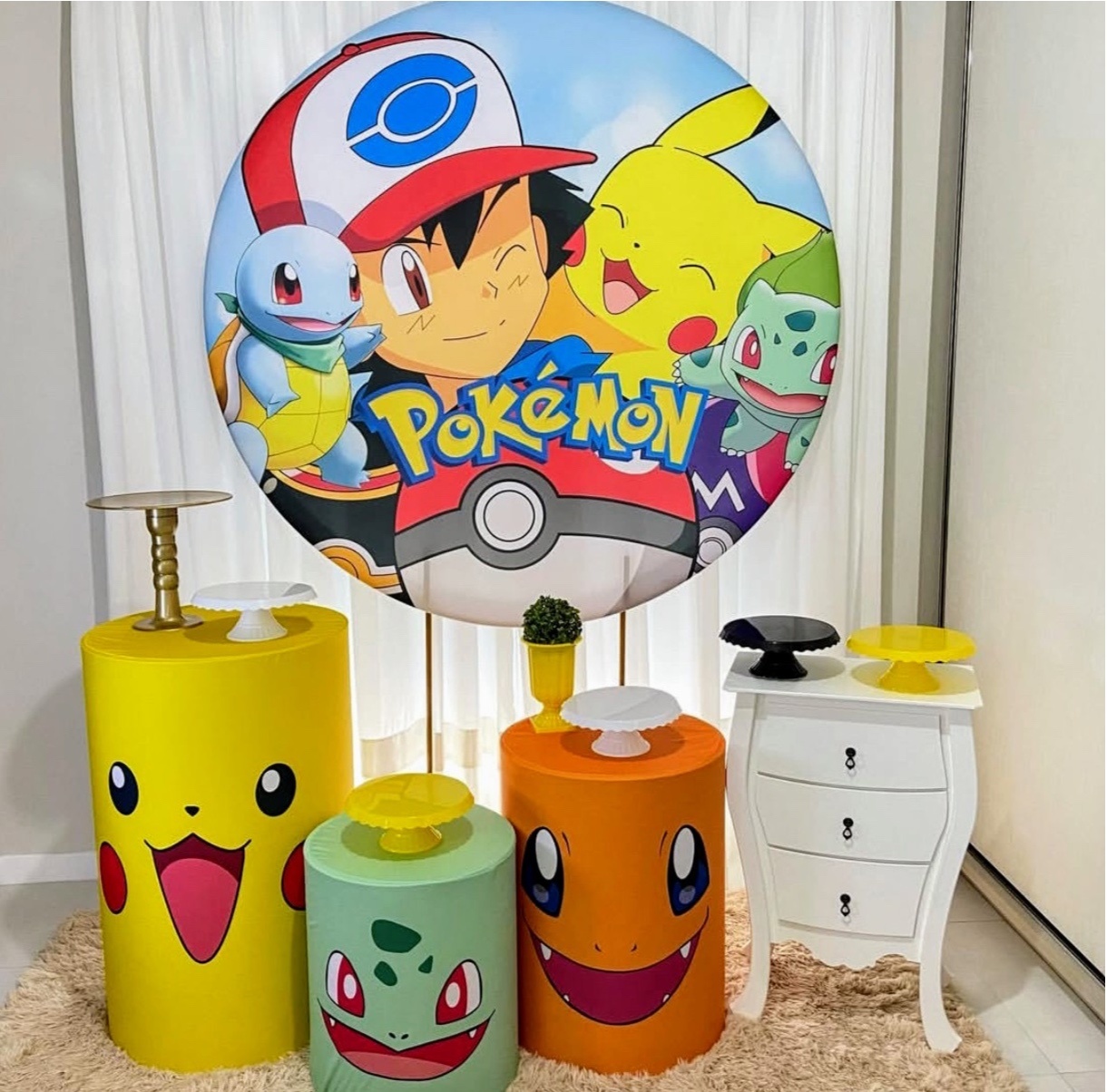 Pokemon 2 - Kit Bronze - Pegue e Brilha Decorações 