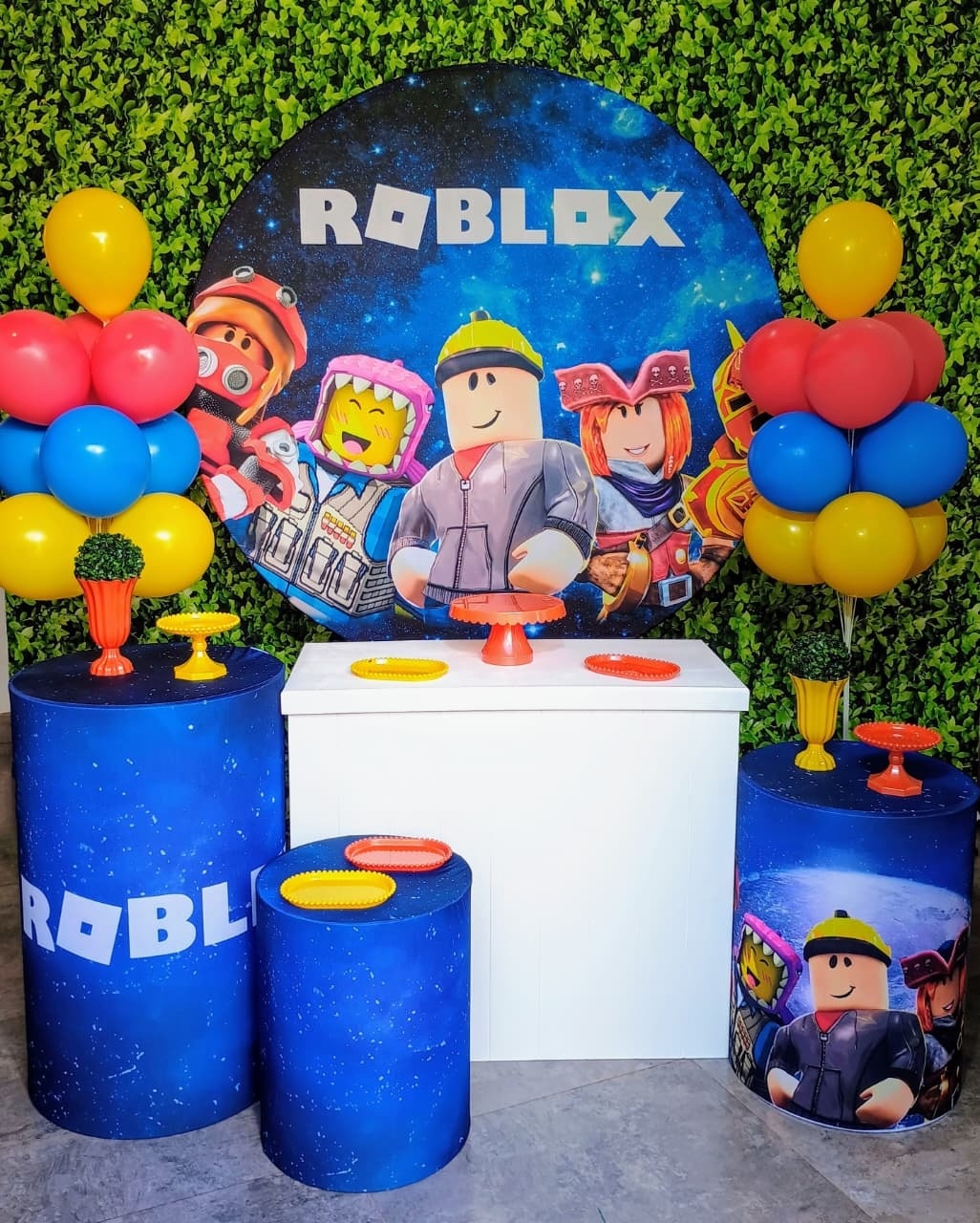 Roblox - Kit Prata - Pegue e Brilha Decorações 