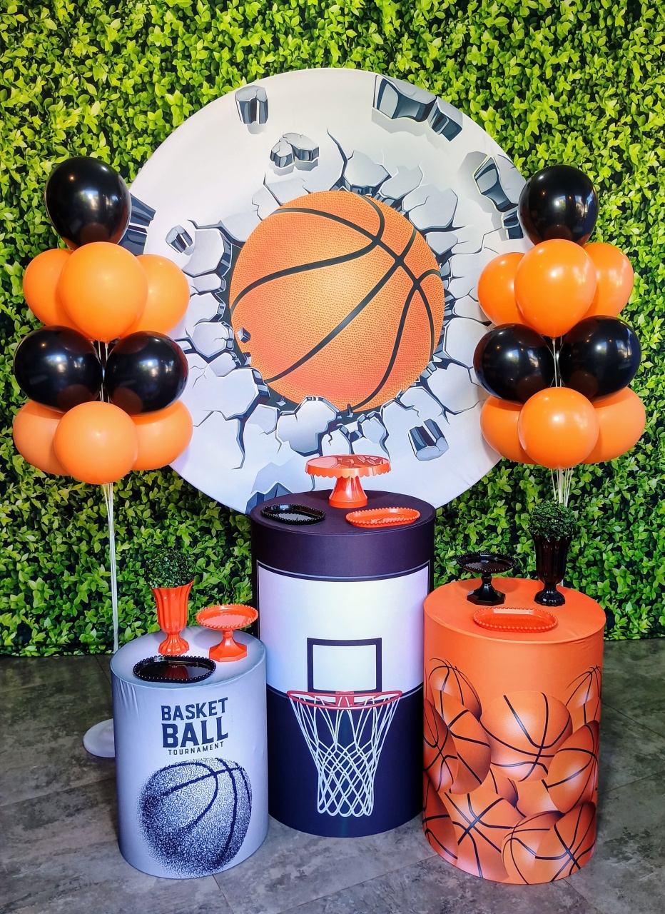 Basquete 01 - Kit Bronze - Pegue e Brilha Decorações 