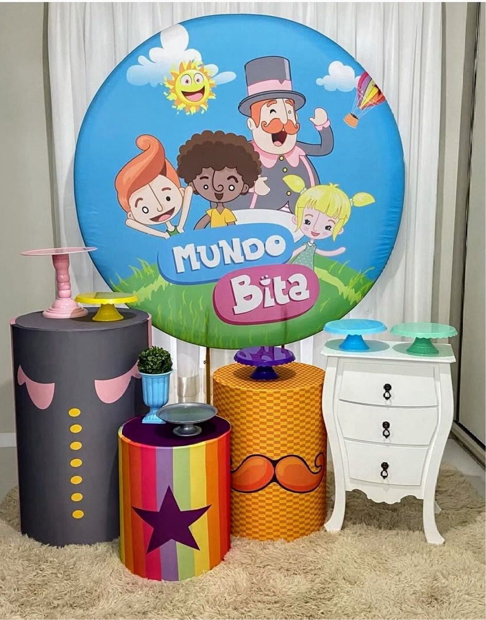 Mundo Bita 02 - Kit Bronze    - Pegue e Brilha Decorações 