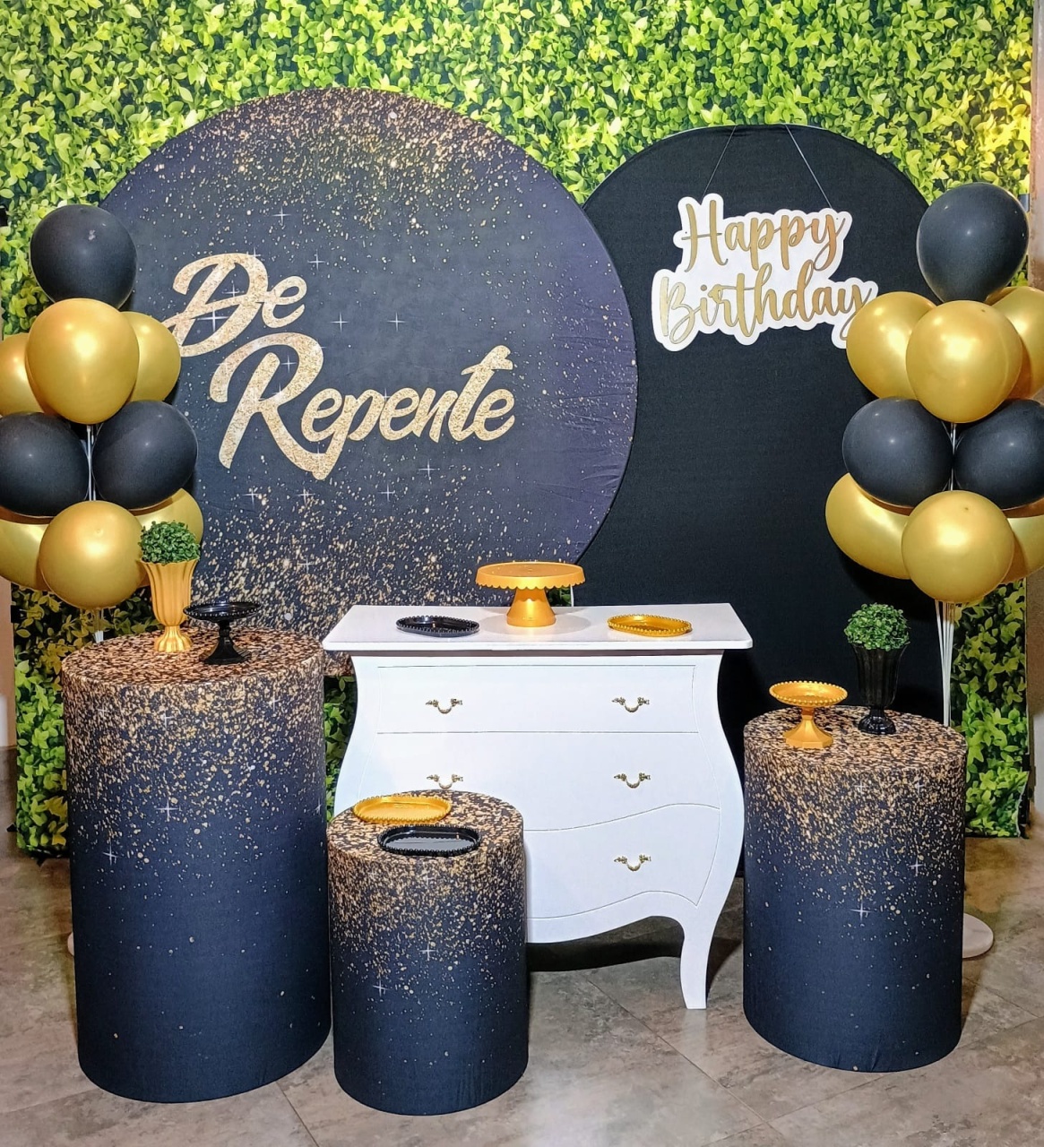 de Repente - Kit Ouro  - Pegue e Brilha Decorações 