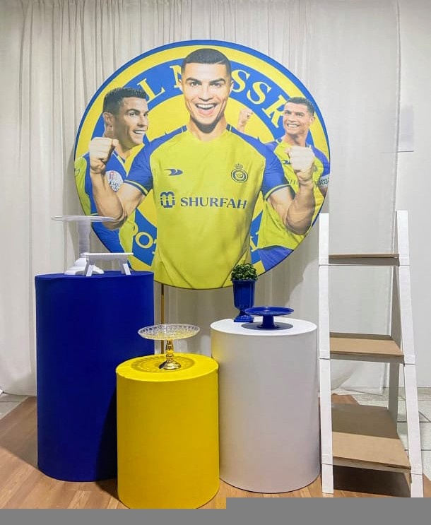Cristiano Ronaldo - Kit Bronze - Pegue e Brilha Decorações 