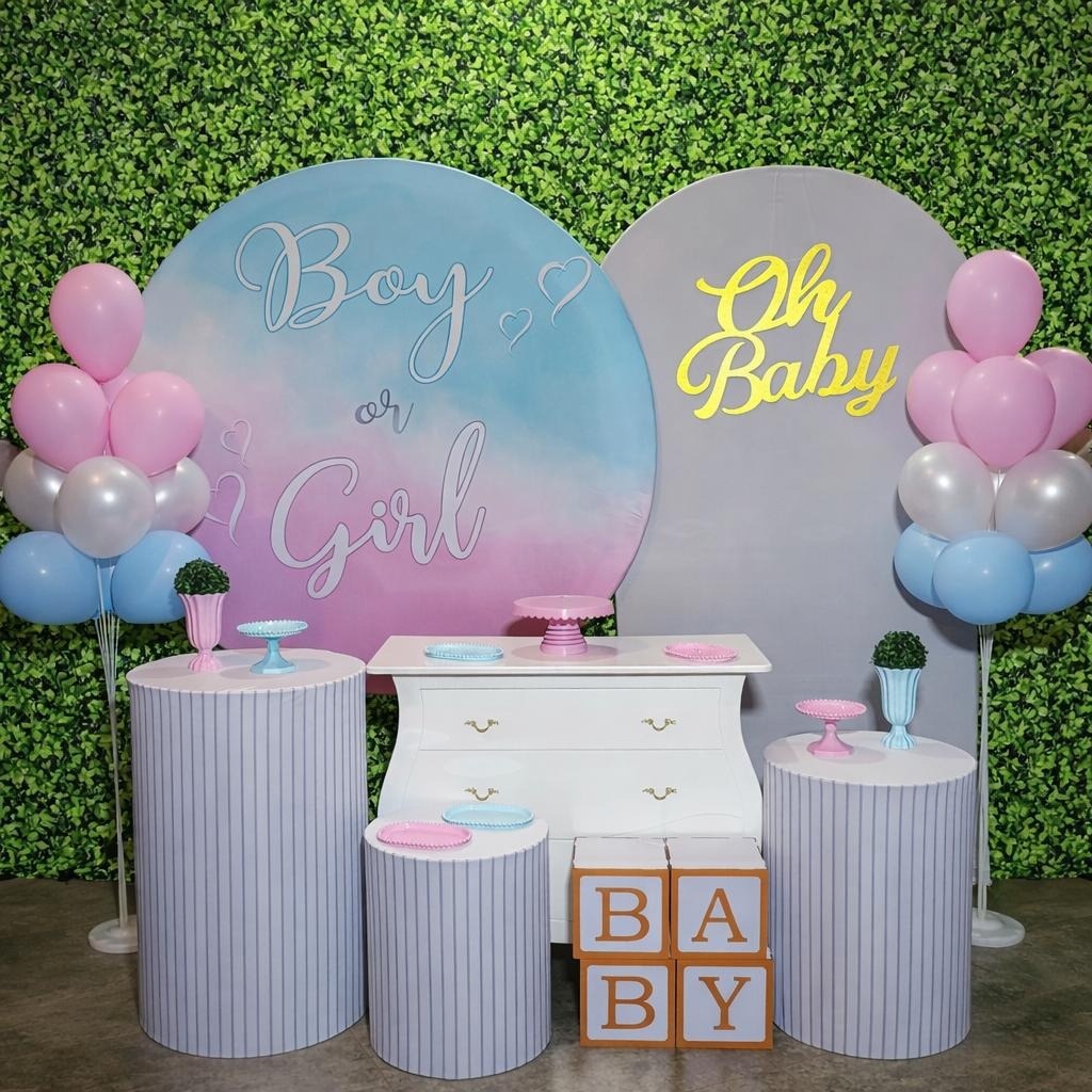 Chá Revelação 02 - Kit Ouro  - Pegue e Brilha Decorações 