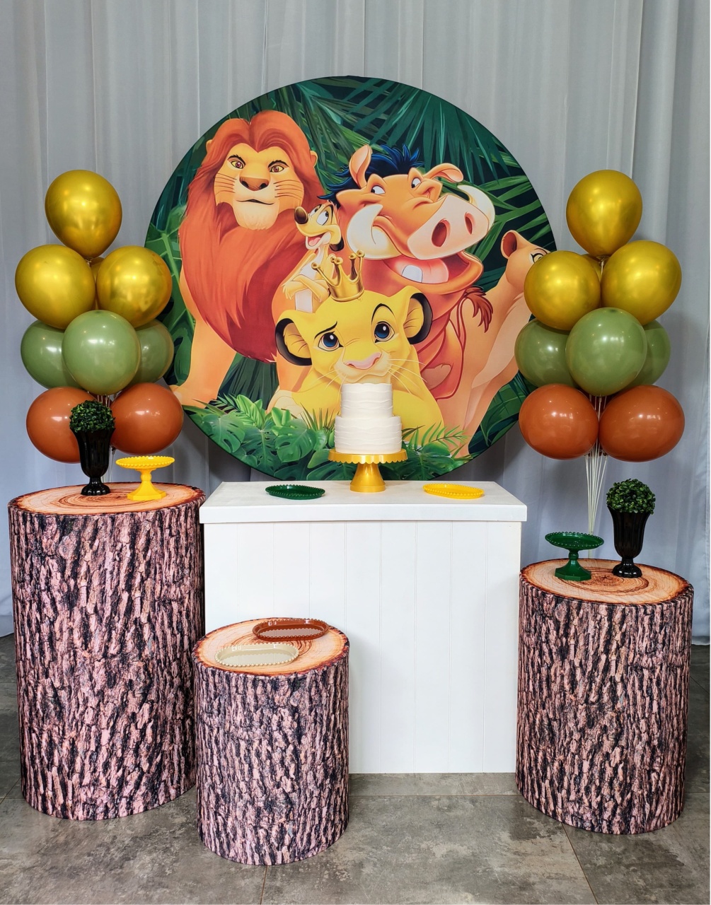 Rei Leão - Kit Prata - Pegue e Brilha Decorações 