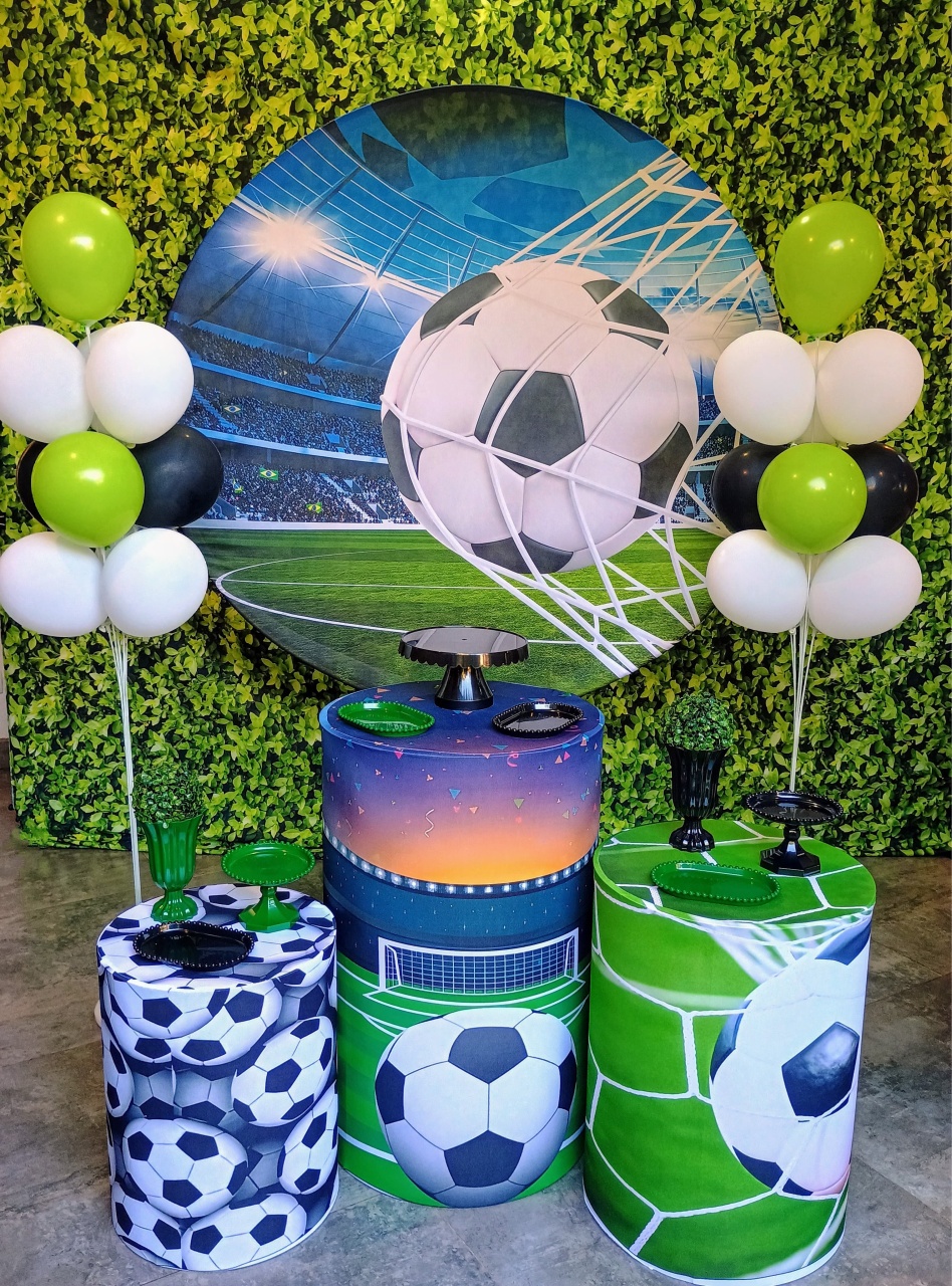 Futebol 01 - Kit Bronze  - Pegue e Brilha Decorações 