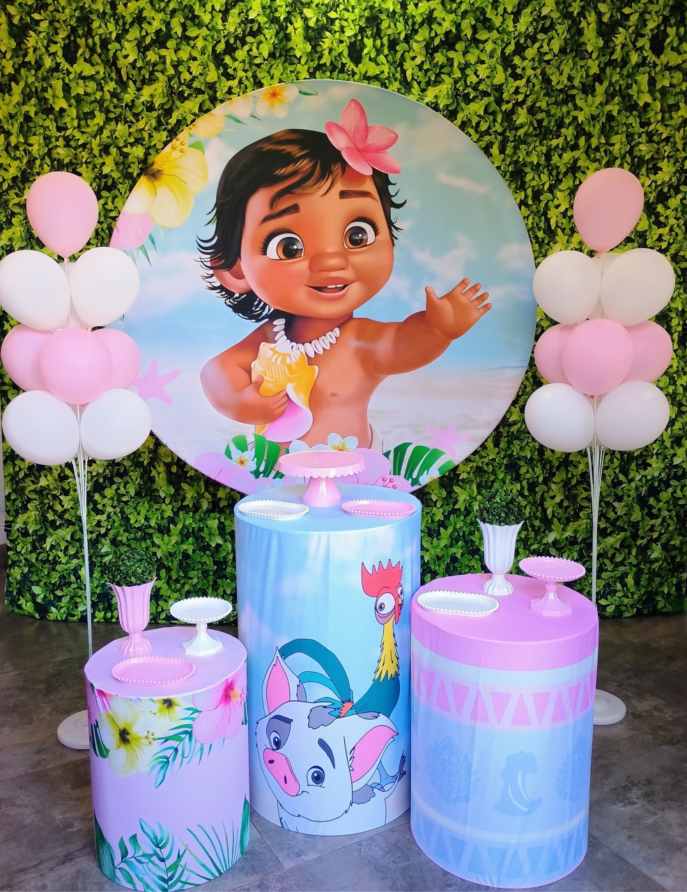 Moana Baby - Kit Bronze  - Pegue e Brilha Decorações 