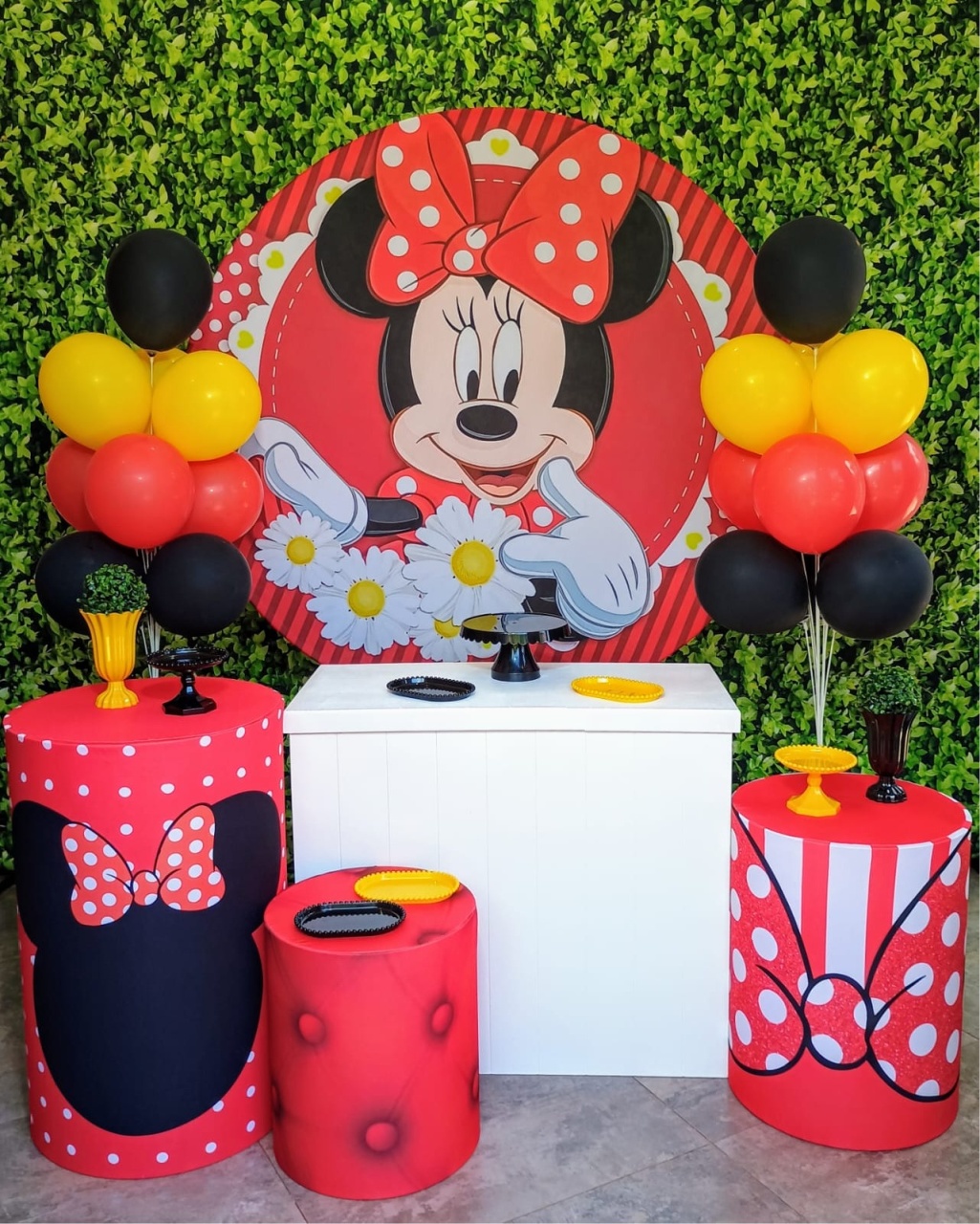 Minnie 02 - Kit Prata - Pegue e Brilha Decorações 
