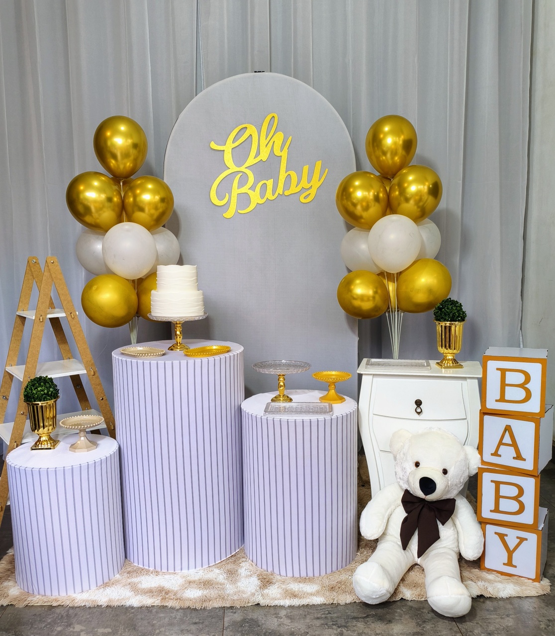 Chá Revelação 04 - Pegue e Brilha Decorações 