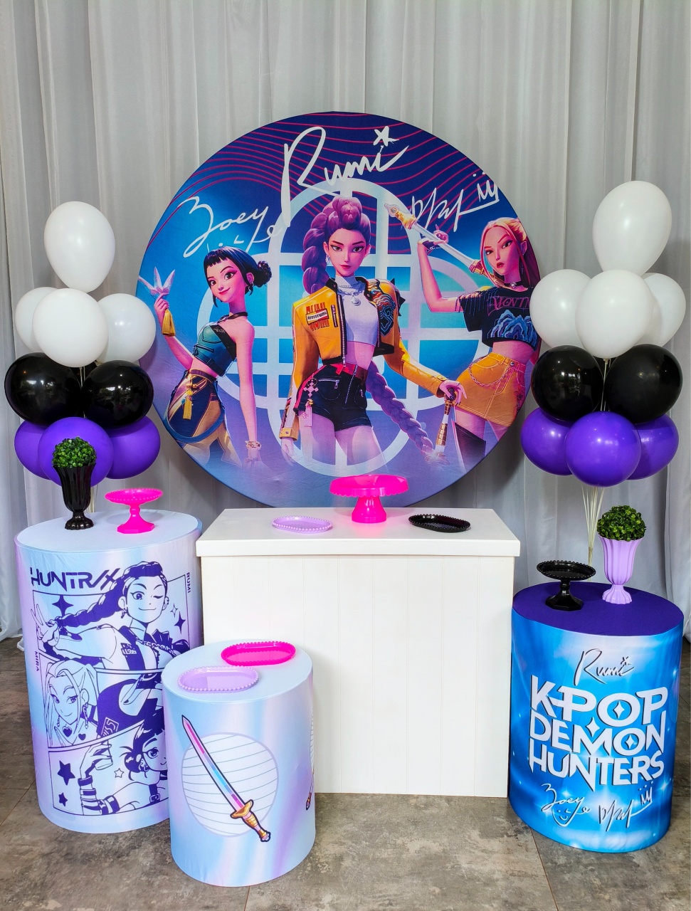 K-Pop 02 - Kit Prata  - Pegue e Brilha Decorações 