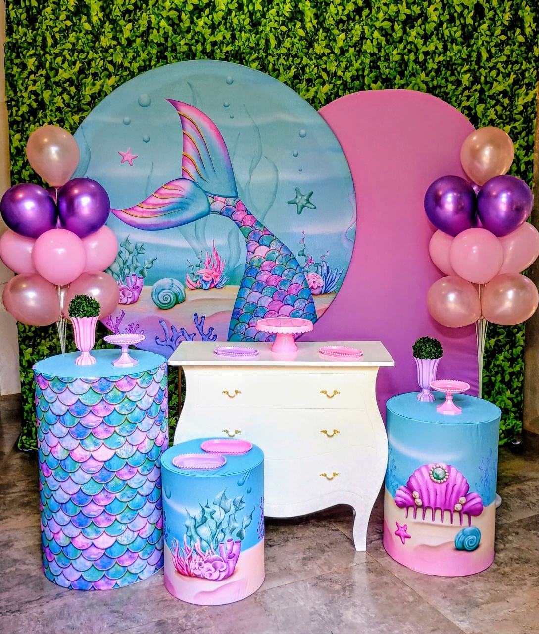 Sereia - Kit Ouro  - Pegue e Brilha Decorações 
