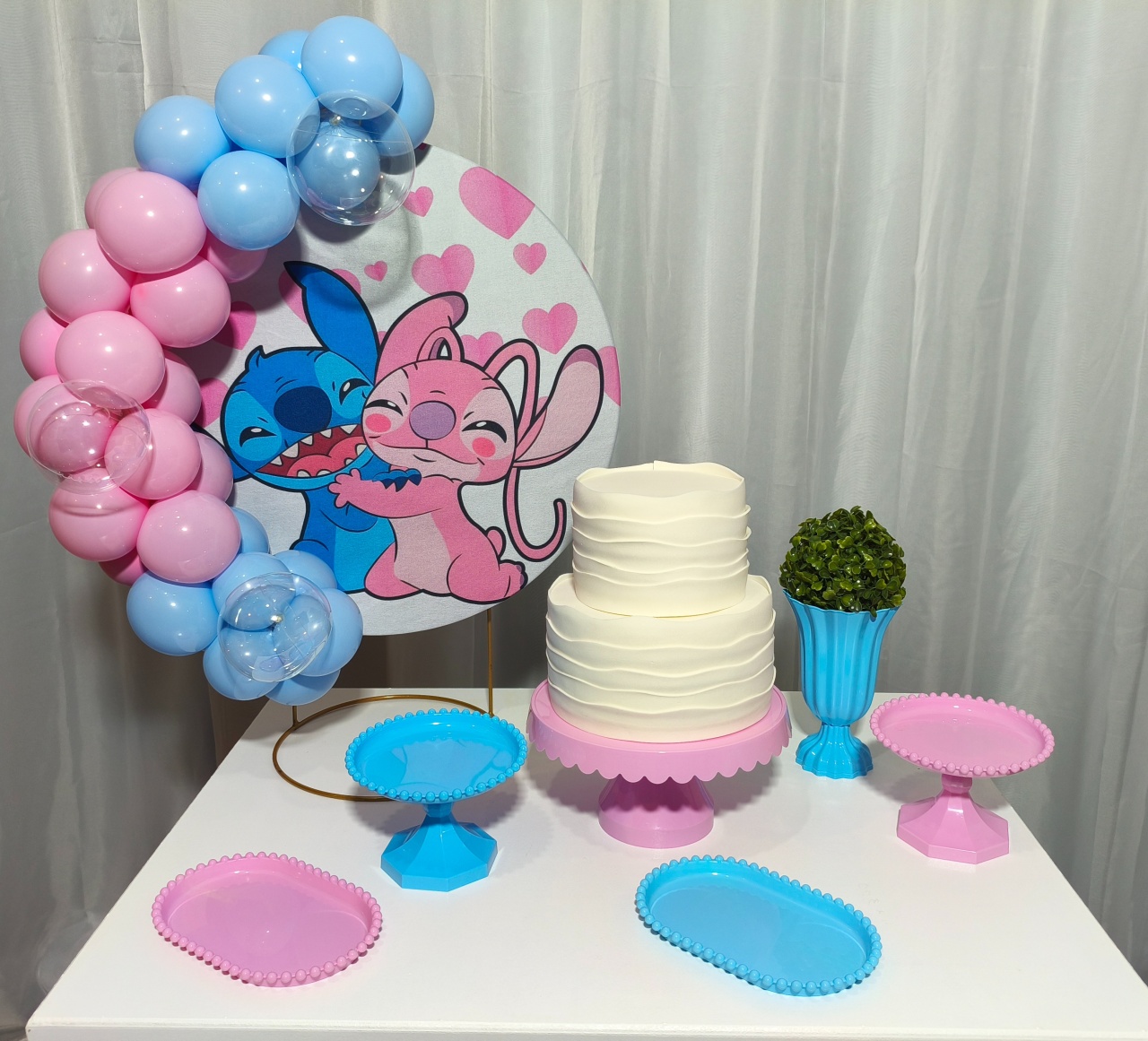 Mini Kit - Stitch   - Pegue e Brilha Decorações 