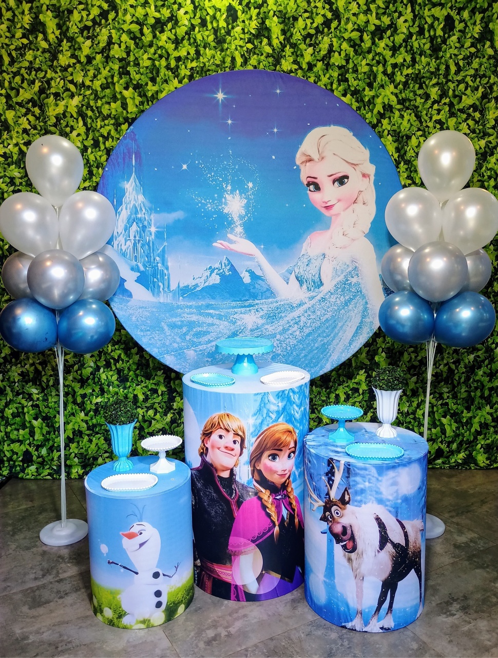 Frozen 01 - Kit Bronze  - Pegue e Brilha Decorações 