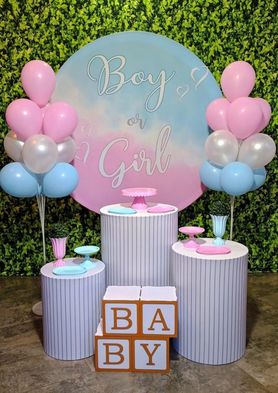 Chá Revelação 02 - Kit Bronze - Pegue e Brilha Decorações 