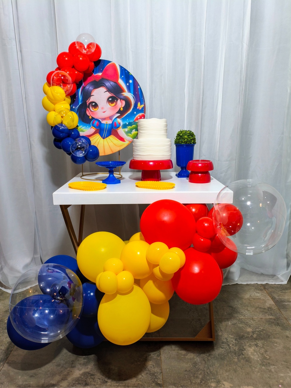 Mini Kit - Branca de Neve  - Pegue e Brilha Decorações 