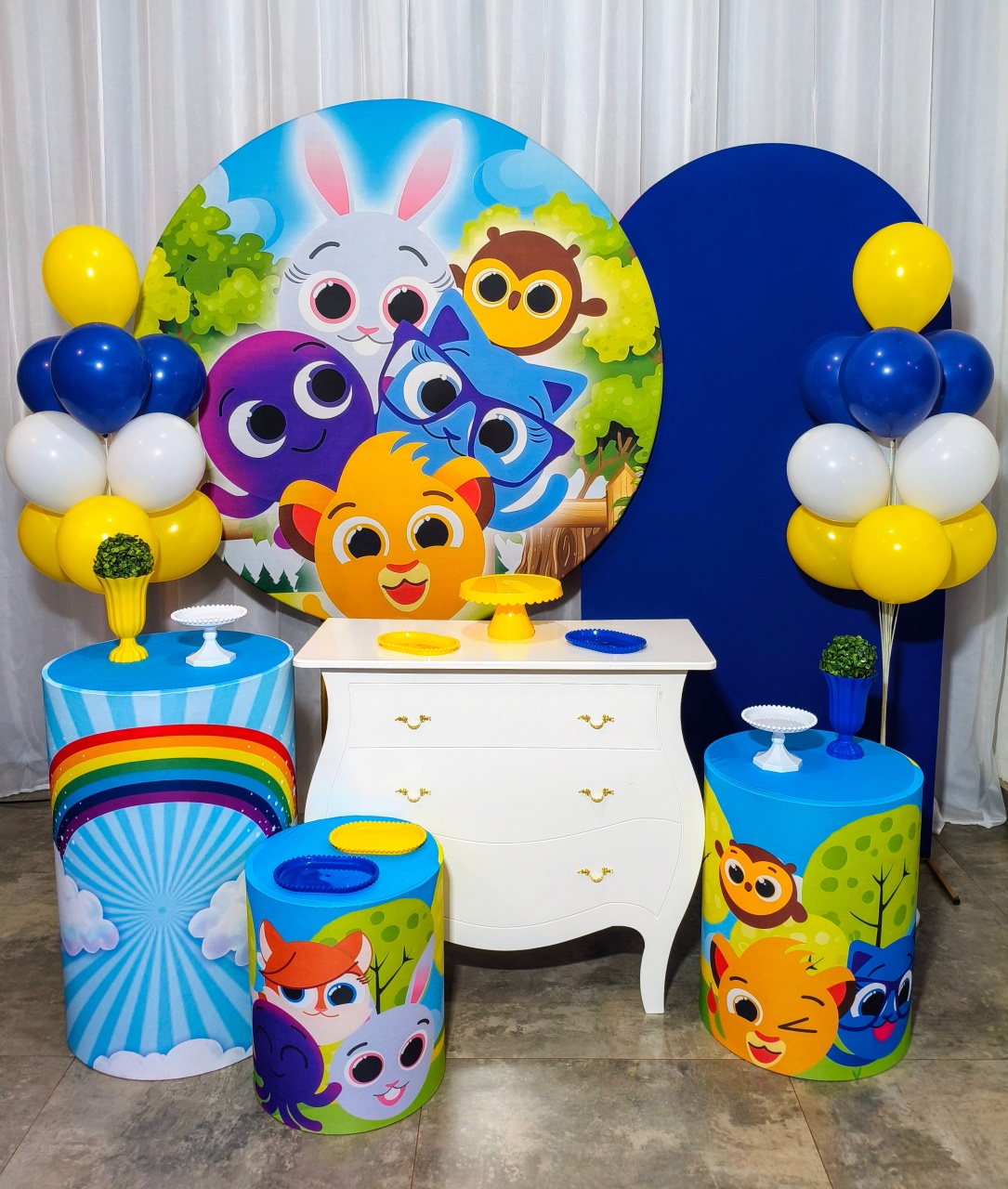 Bolofofo Menino - Kit Ouro  - Pegue e Brilha Decorações 
