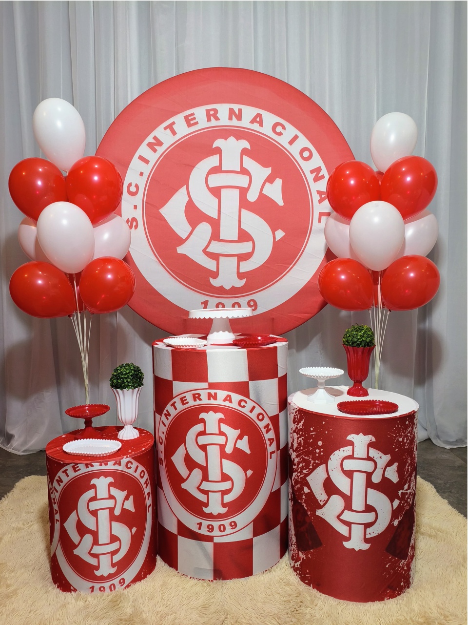 Internacional F.c - Kit Ouro Bronze - Pegue e Brilha Decorações 